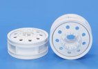 Tamiya 56541 - Front Wheels (22mm Width / White)