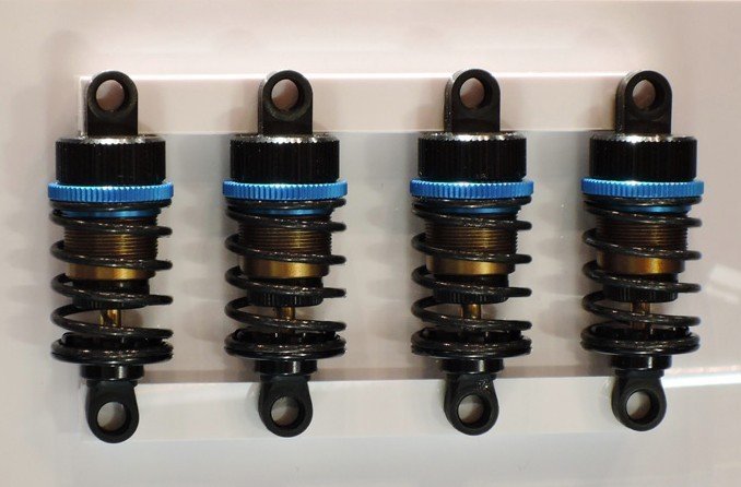 TAMIYA TRF Dämpferkolben – Big Bore, Short Version – 4 Stück Im Set