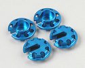 Tamiya 49245 - TRF Special Dampener Retainers Blue (4)