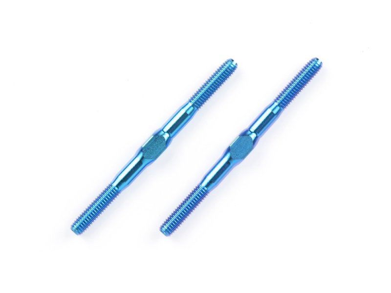 Tamiya 42120 - RC 3x42mm Blue Titanium - Turnbuckle Shaft (2 pcs)