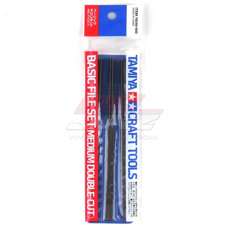 Tamiya 74046 - 3 Piece Basic File Set