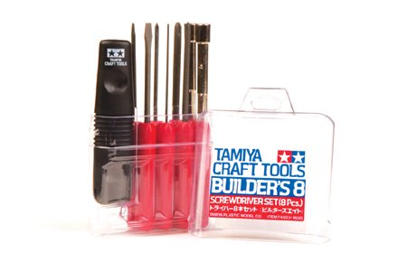 Tamiya 74023 - Builder\'s 8 Screwdriver Set (8pcs)