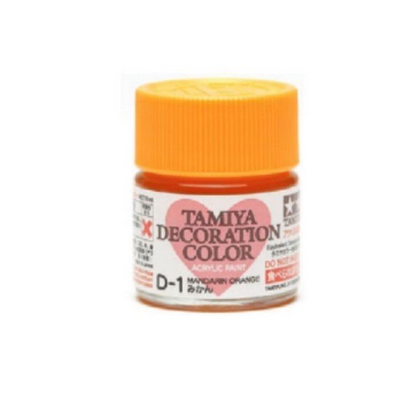 Tamiya 76601 - D-1 Mandarin Orange 10ml Bottle Paint