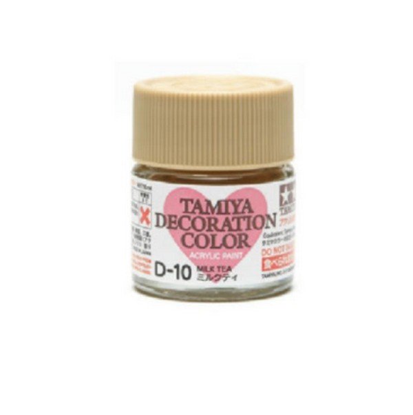 Tamiya 76610 - D-10 Milk Tea 10ml Bottle Paint