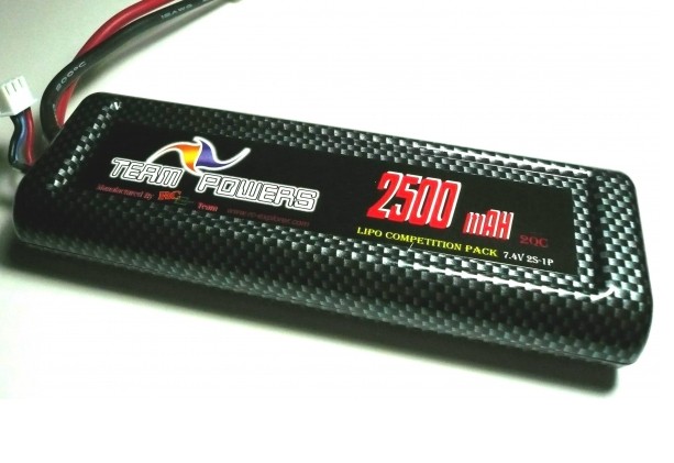 Team Powers 2500mAH 20C LiPo Battery