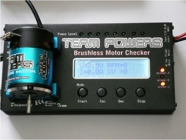 Team Powers Brushless Motor Checker