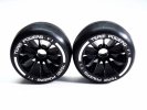 TEAMPOWERS 1:10 F1 Rubber Front Tire Set- ( Pre-Glued, 42R, 1set 2pcs) (TP-FPG_F142FR)