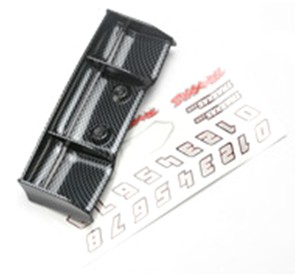 Traxxas (#7122G) WING / CARBON FINISH / DECAL SHEET