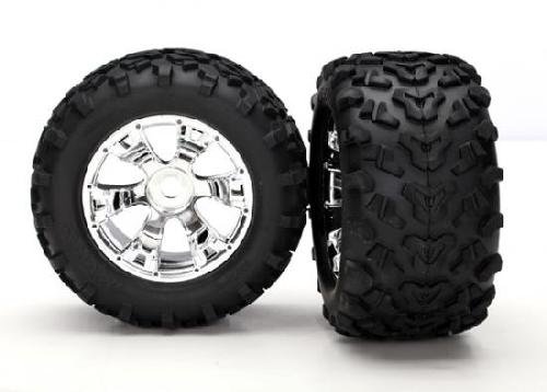 Traxxas (#5674) Assembled Tires & Wheels for Maxx