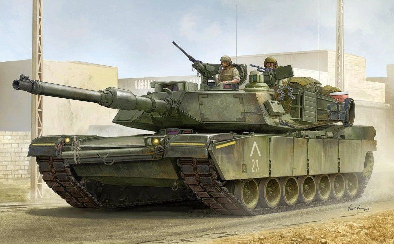 Trumpeter 00926 - 1/16 US M1A1 AIM MBT