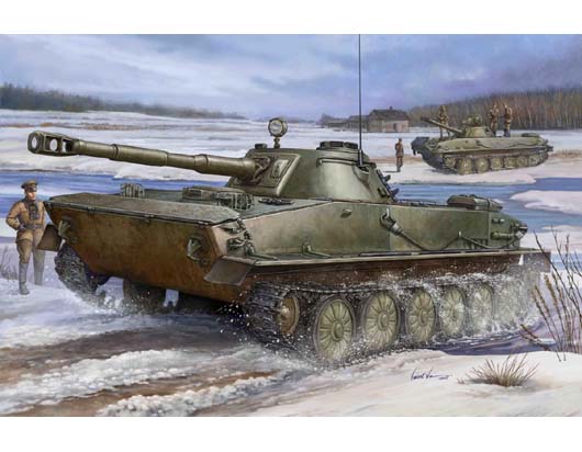 Trumpeter 00380 1/35 Russian PT-76 Light Amphibious Tank