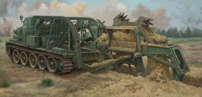 Trumpeter 9502 - 1/35 BTM-3 High-Speed Trench Digging Vehicle