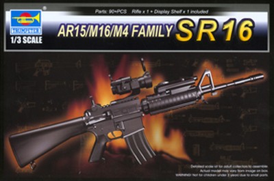 Trumpeter 01912 - 1/3 AR15/M16/M4 FAMILY-SR16