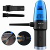 Xceed 106252 Cordless Electric Compressed 2-In-1 Air Duster (Rechargeable 6000mAH Battery, Powerful 60000 RPM Motor, 10W Fast Charging) - Black Color