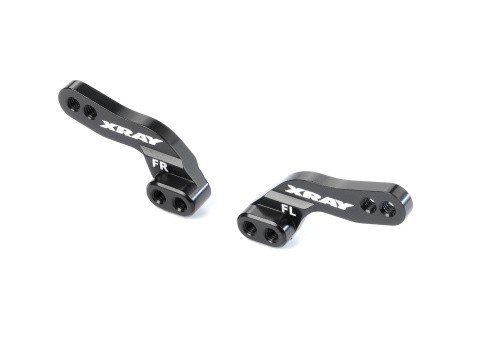 XRAY 352396 - GT Aluminium Front Shock Plate - 2 Mounting Positions - Swiss 7075 T6 (L+R)