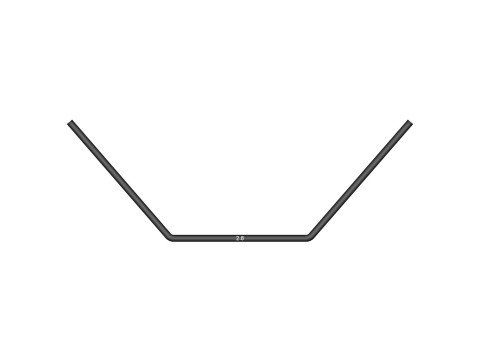 XRAY 352498-G - GT Front Anti-roll Bar 2.8mm