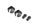 XRAY 358021-G - Composite Shock Parts With Keyed Ball Joints - Graphite