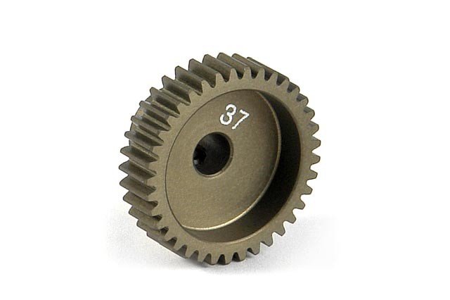 XRAY 305987 Narrow Pinion Gear Aluminum Hard Coated 37T/64