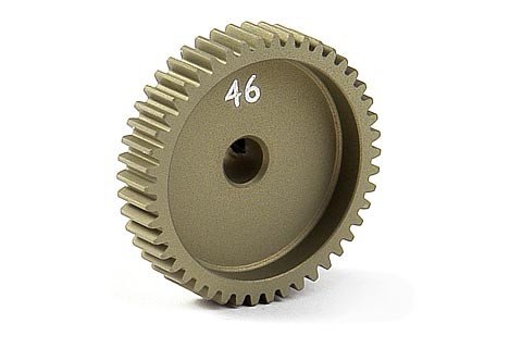 XRAY 305996 Narrow Pinion Gear Aluminum Hard Coated 46T/64