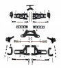 XRAY 300900 Composite C-Hub Suspension Option Set - Complete Front + Rear