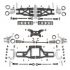 XRAY 300901 Aluminium minium C-Hub Suspension Option Set- Complete Front + Rear