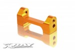 XRAY #302047-O - T3 Aluminium minium Lower Suspension 1-piece Holder - Orange