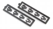 XRAY 302080 Caster Clips Set - 4,3,2,1mm  (2)