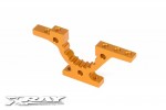 XRAY 303028-O T4 Aluminum Front/Rear Lower Adjustment Bulkhead - Orange