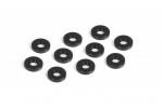 XRAY 303134-K Aluminium minium Shim For Lower Suspension Holder 3x7.5x1.5 - Black (10)