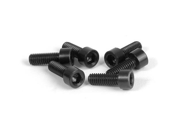 XRAY 375390 Aluminum 7075 Hex Screw M3x8 For Rear Wheels (6)