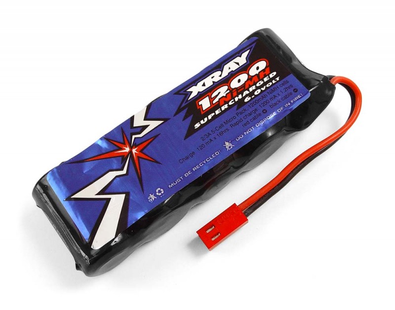 XRAY #389111 Battery Pack 5-cell 1200mah Nimh - 6.0v