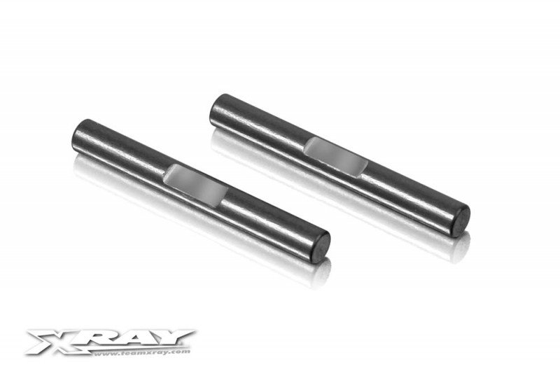 XRAY 347331 Aluminum Rear Body Holder Arm Pin - Hard Coated (2)