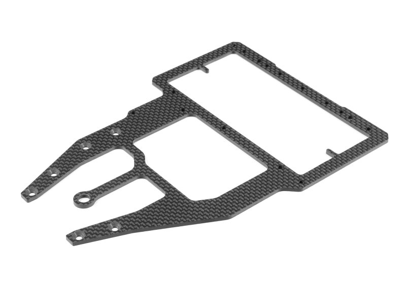 XRAY 346139 RX8E Carbon Radio Plate for Shorty & MID-SIZE Battery