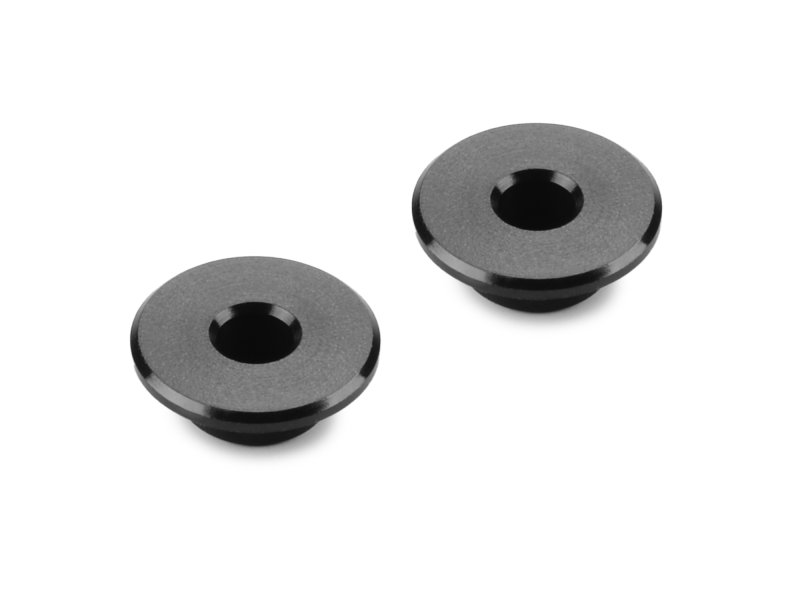 XRAY 346184 Aluminium Fixed & Flex Bushing for Radio Plate - Hard Coated (1+1)