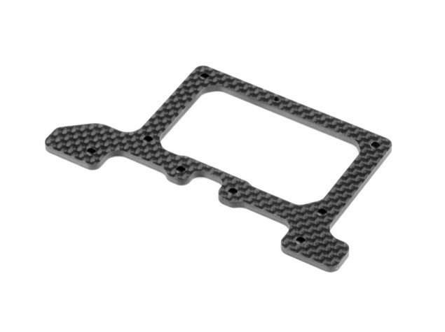 XRAY 371161 - X10\'22 Graphite Rear Pod Lower Plate 2.5mm