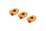 XRAY 372327 X1 Aluminum 1 Dot Bushing - Caster 6-9 (3)