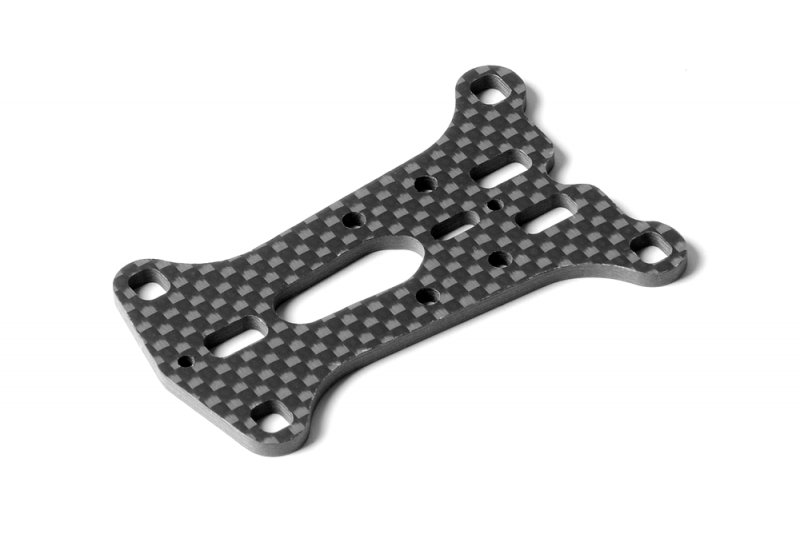 XRAY 371067 - X1\'20 Graphite Arm Mount Plate - Wide Track-width - 2.5mm
