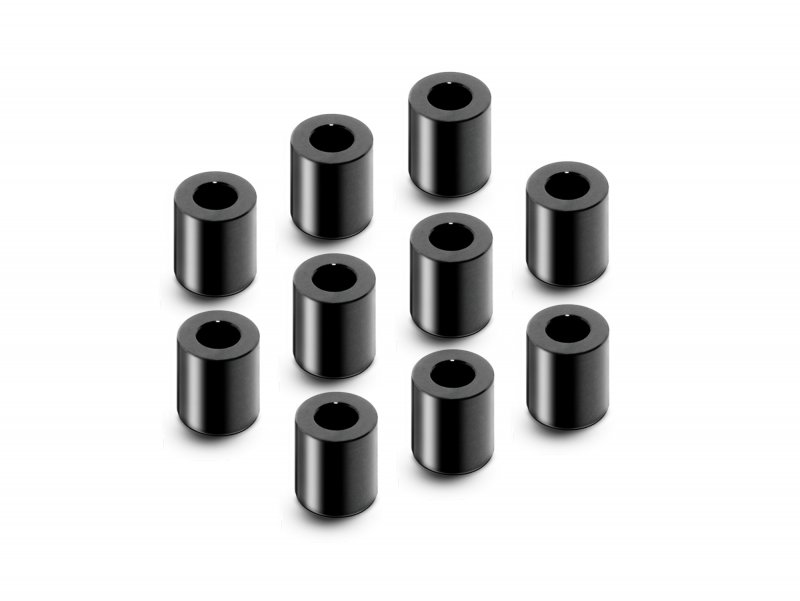 XRAY 303139-K - Aluminium Shim 3x6x7.0mm - Black (10)