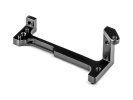 XRAY 306223-C - X4F Aluminium Servo Mount - Black - One-piece - Short Holder