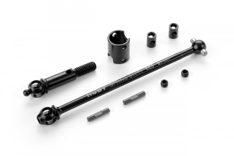 XRAY 365202 - ECS Front Drive Shaft 83mm With 2.5mm Pin - Hudy Spring Steel - Set