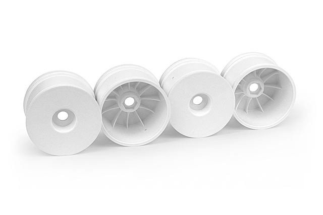 XRAY 359830 Truggy Wheels Aerodisk - White (4)