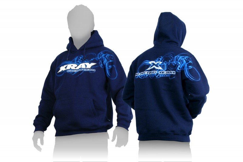 XRAY 395500S Sweater Hooded - Blue (S)