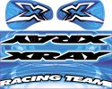 XRAY #397348 Wing Sticker - Die-cut - Blue