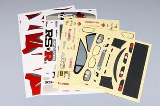 Yokomo SD-RSRD - Decal Set For RSR JZA80 RSR Supra