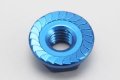 alt="Yokomo ZC-N4FBLA M4 Aluminum Flange Serration Nut Blue" title="Yokomo ZC-N4FBLA M4 Aluminum Flange Serration Nut Blue"
