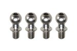 Yokomo RP-117 High precision titanium ?5.0mm king pin ball for MS1.0