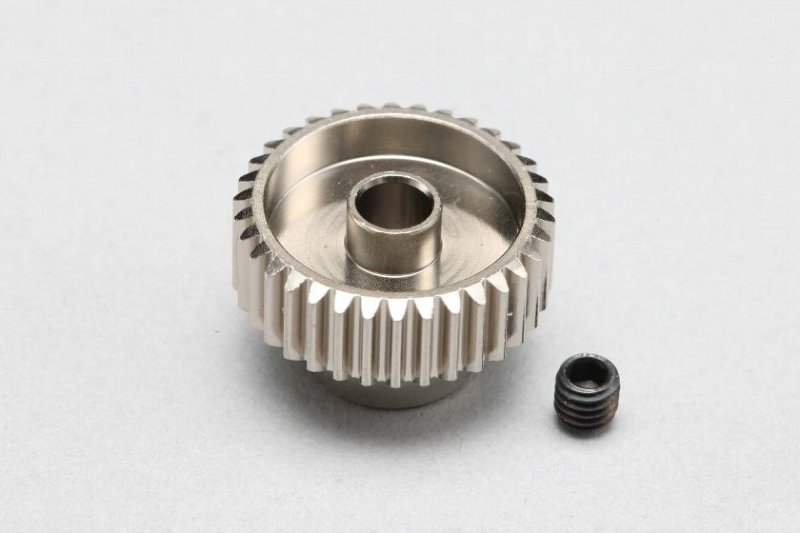 Yokomo PG-6434A Precision Hard Coated Aluminum Pinion Gear DP64 34T