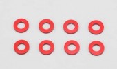 Yokomo ZCR-A3610 - 3x6x1mm Collar/8pcs/Red