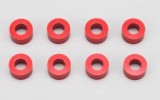 Yokomo ZCR-A3630 - 3x6x3mm Collar/8pcs/Red