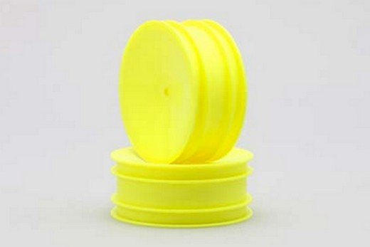 Yokomo B2-821HY - Front Hex Hub Wheel (Yellow) 2pcs